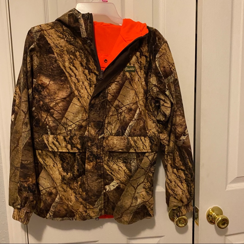 Boys camo reversible jacket